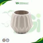 اصيص كريستال مقاس 35 سم - ابيض